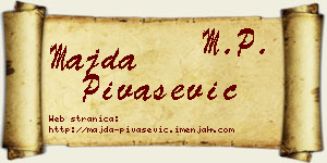 Majda Pivašević vizit kartica